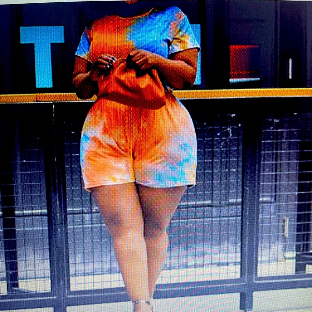 Watercolor romper
